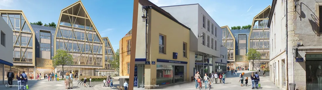 Voilà à quoi devrait ressembler le centre Dauphine, une fois les travaux achevés 